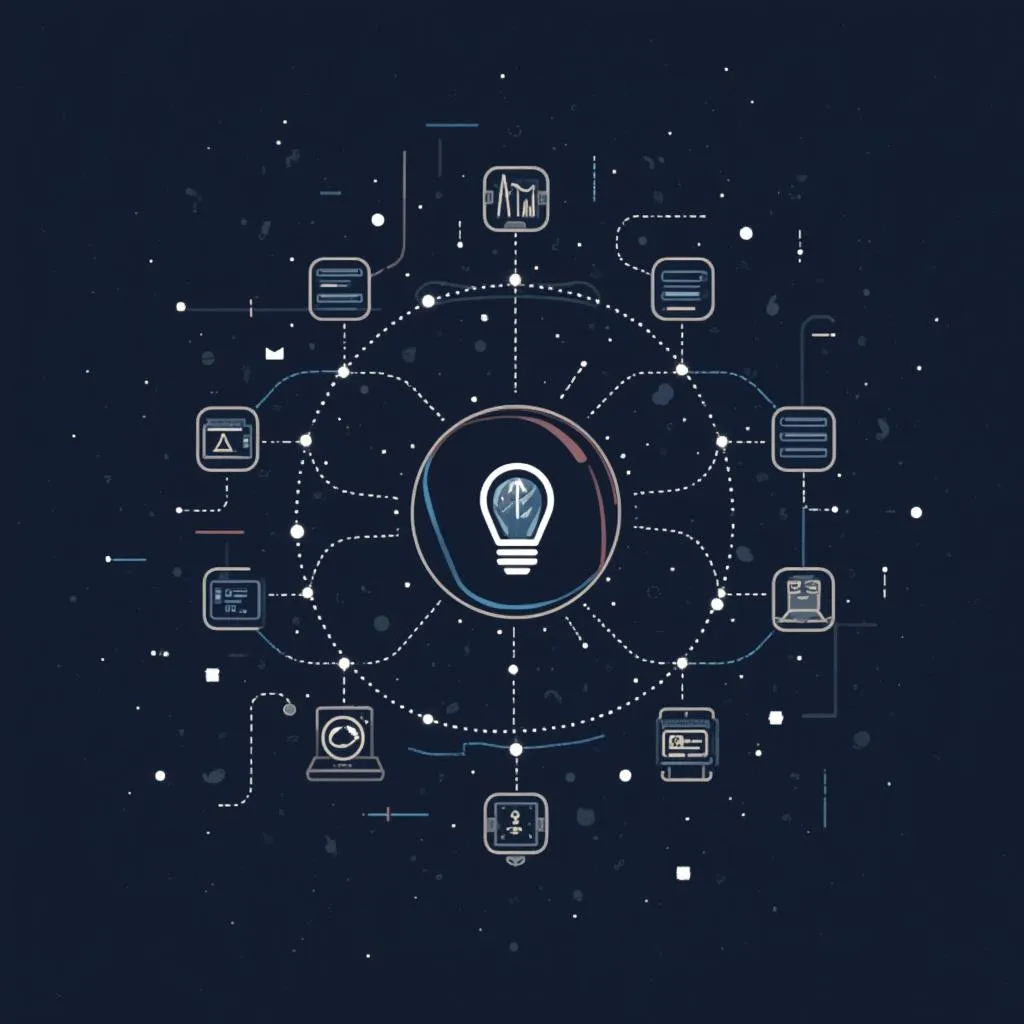 Icono de transformación digital
